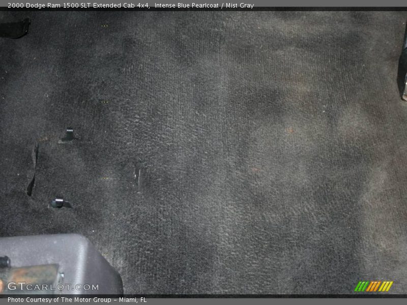 Intense Blue Pearlcoat / Mist Gray 2000 Dodge Ram 1500 SLT Extended Cab 4x4
