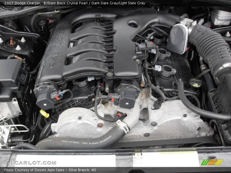 Brilliant Black Crystal Pearl / Dark Slate Gray/Light Slate Gray 2007 Dodge Charger