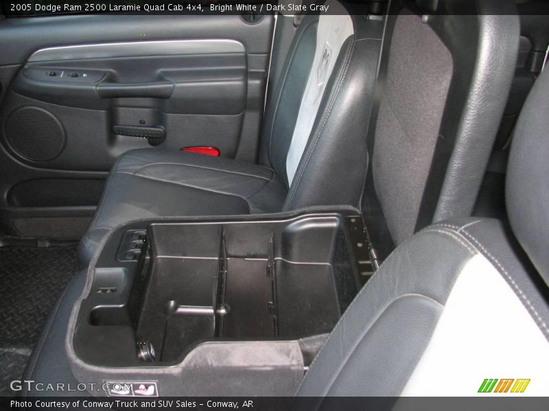 Bright White / Dark Slate Gray 2005 Dodge Ram 2500 Laramie Quad Cab 4x4