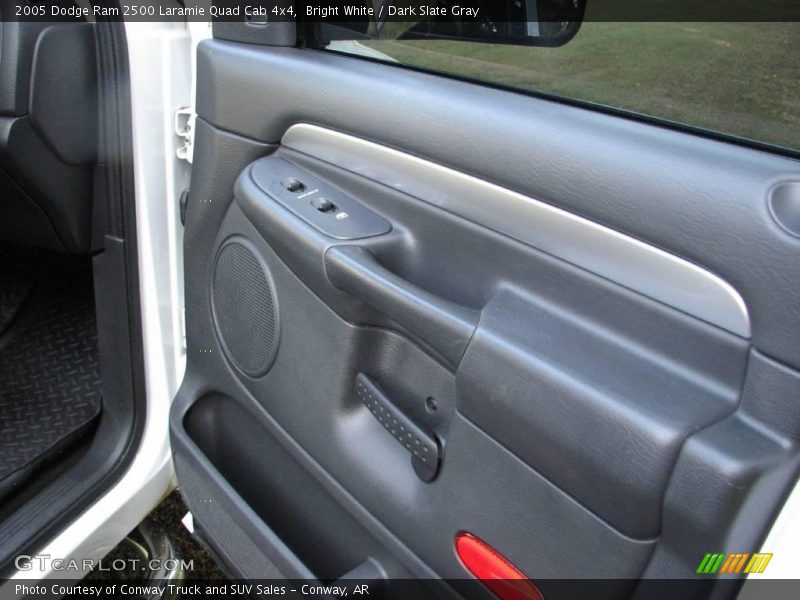 Bright White / Dark Slate Gray 2005 Dodge Ram 2500 Laramie Quad Cab 4x4