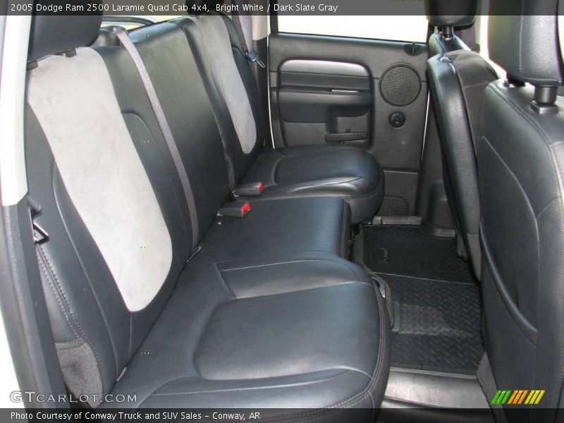 Bright White / Dark Slate Gray 2005 Dodge Ram 2500 Laramie Quad Cab 4x4