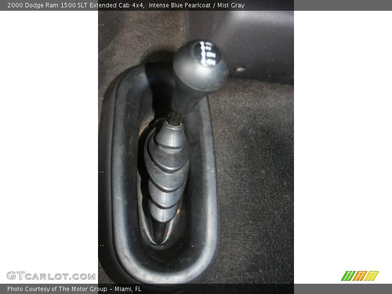 Intense Blue Pearlcoat / Mist Gray 2000 Dodge Ram 1500 SLT Extended Cab 4x4