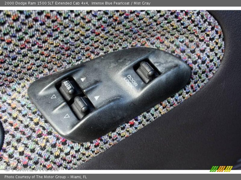 Intense Blue Pearlcoat / Mist Gray 2000 Dodge Ram 1500 SLT Extended Cab 4x4