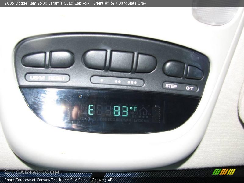 Bright White / Dark Slate Gray 2005 Dodge Ram 2500 Laramie Quad Cab 4x4