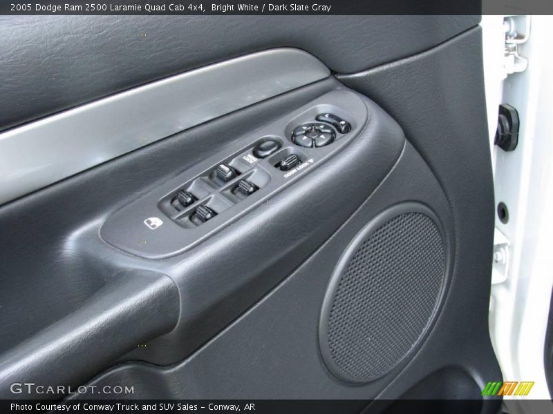 Bright White / Dark Slate Gray 2005 Dodge Ram 2500 Laramie Quad Cab 4x4