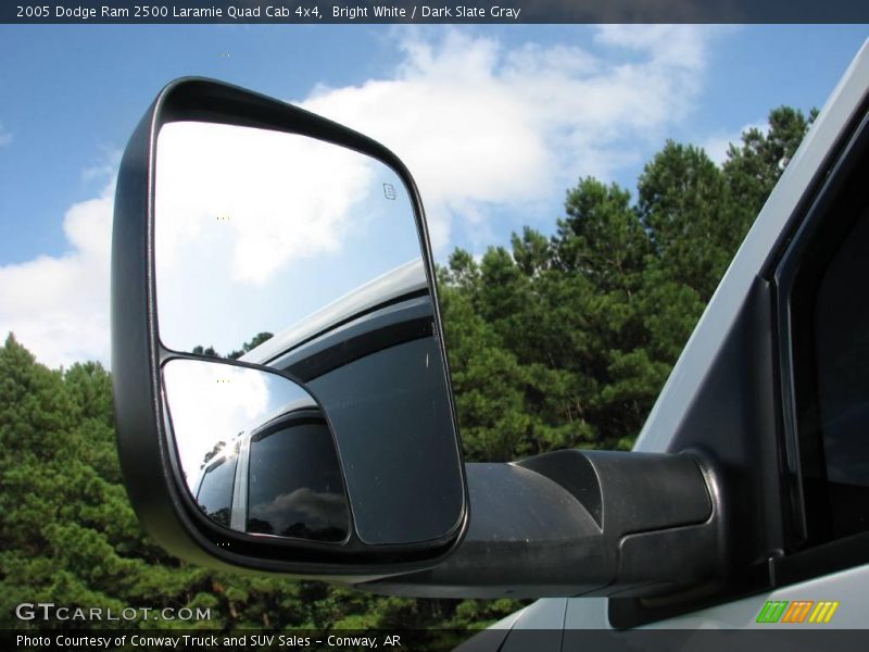 Bright White / Dark Slate Gray 2005 Dodge Ram 2500 Laramie Quad Cab 4x4