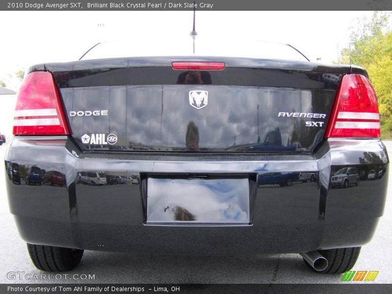 Brilliant Black Crystal Pearl / Dark Slate Gray 2010 Dodge Avenger SXT