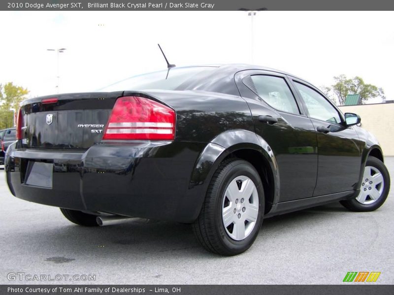 Brilliant Black Crystal Pearl / Dark Slate Gray 2010 Dodge Avenger SXT