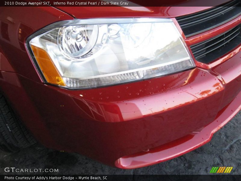 Inferno Red Crystal Pearl / Dark Slate Gray 2010 Dodge Avenger SXT
