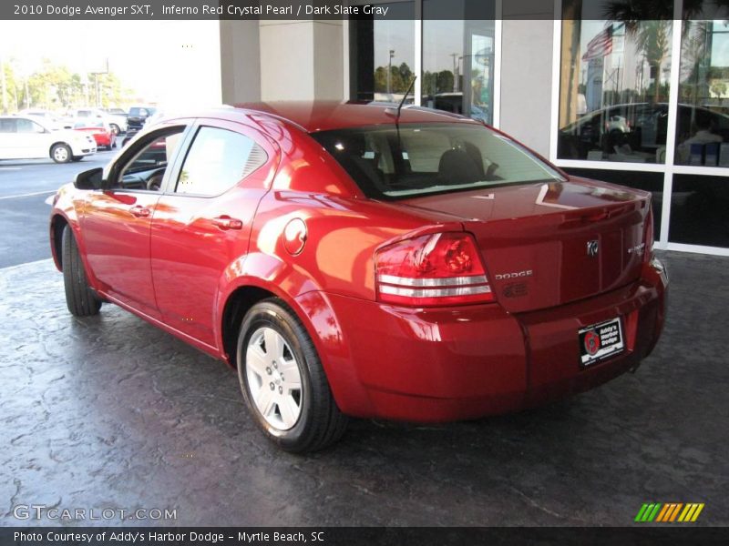 Inferno Red Crystal Pearl / Dark Slate Gray 2010 Dodge Avenger SXT