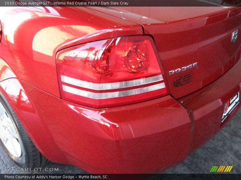 Inferno Red Crystal Pearl / Dark Slate Gray 2010 Dodge Avenger SXT