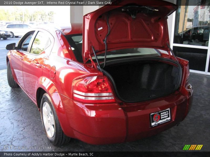 Inferno Red Crystal Pearl / Dark Slate Gray 2010 Dodge Avenger SXT