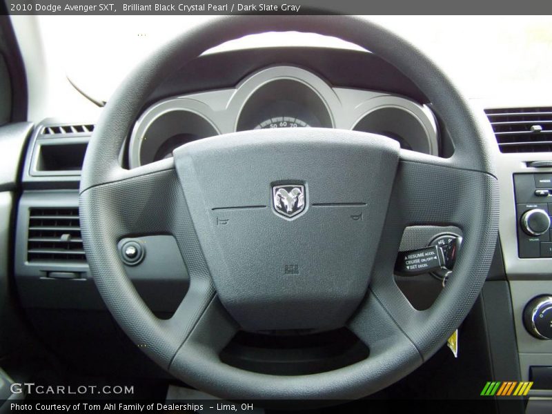 Brilliant Black Crystal Pearl / Dark Slate Gray 2010 Dodge Avenger SXT