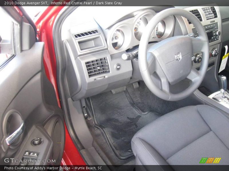 Inferno Red Crystal Pearl / Dark Slate Gray 2010 Dodge Avenger SXT