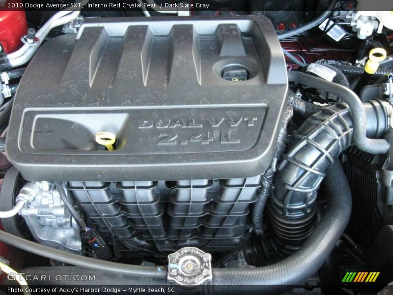 Inferno Red Crystal Pearl / Dark Slate Gray 2010 Dodge Avenger SXT