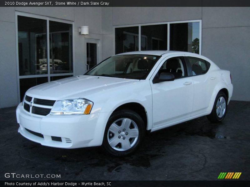 Stone White / Dark Slate Gray 2010 Dodge Avenger SXT