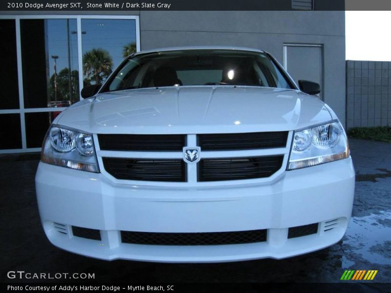 Stone White / Dark Slate Gray 2010 Dodge Avenger SXT