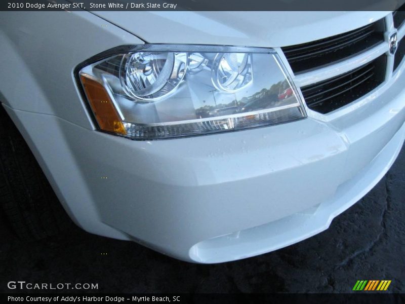 Stone White / Dark Slate Gray 2010 Dodge Avenger SXT