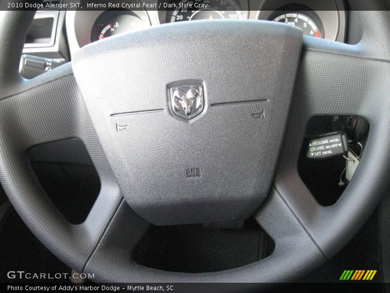 Inferno Red Crystal Pearl / Dark Slate Gray 2010 Dodge Avenger SXT