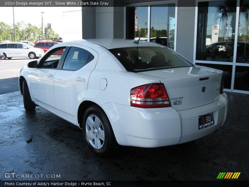 Stone White / Dark Slate Gray 2010 Dodge Avenger SXT