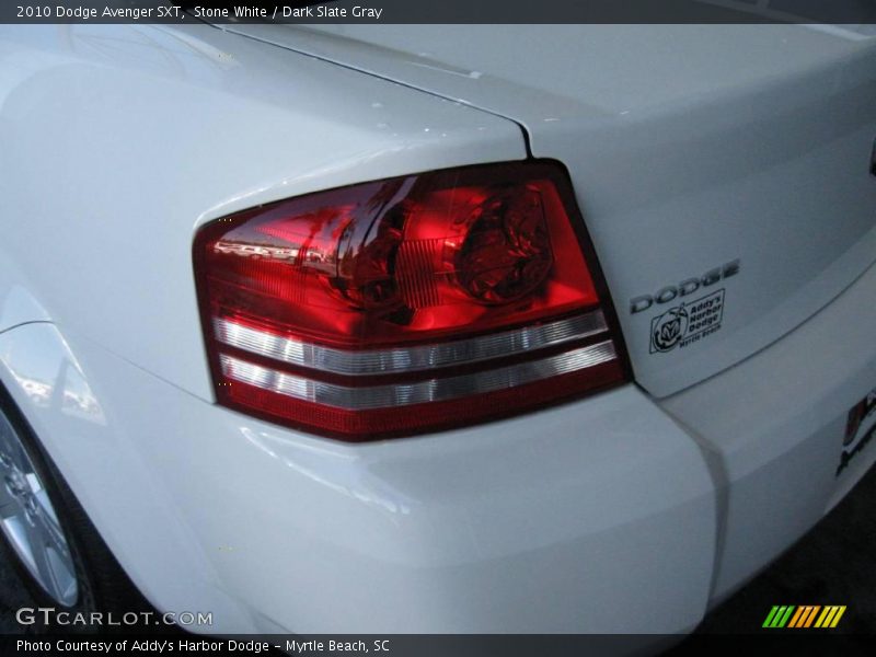 Stone White / Dark Slate Gray 2010 Dodge Avenger SXT