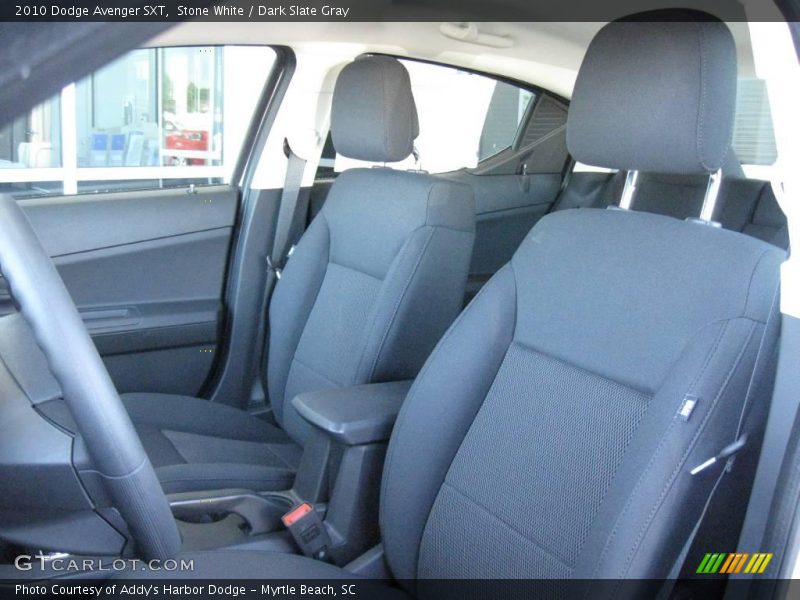 Stone White / Dark Slate Gray 2010 Dodge Avenger SXT