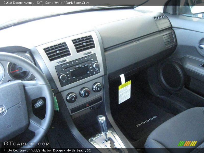 Stone White / Dark Slate Gray 2010 Dodge Avenger SXT