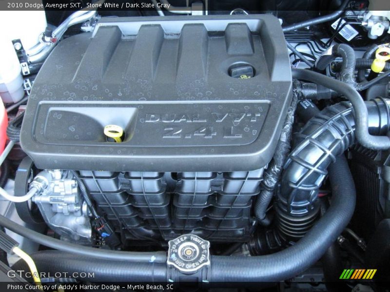 Stone White / Dark Slate Gray 2010 Dodge Avenger SXT
