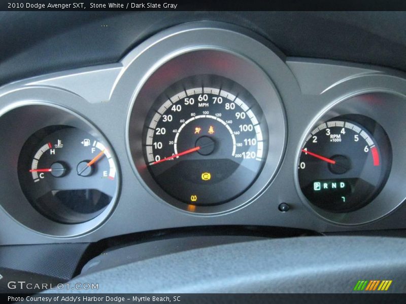 Stone White / Dark Slate Gray 2010 Dodge Avenger SXT