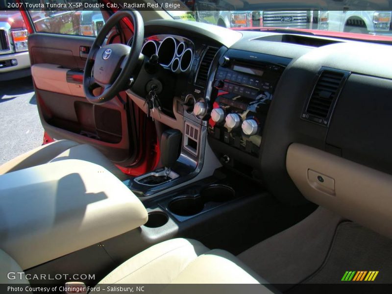 Radiant Red / Beige 2007 Toyota Tundra X-SP Double Cab