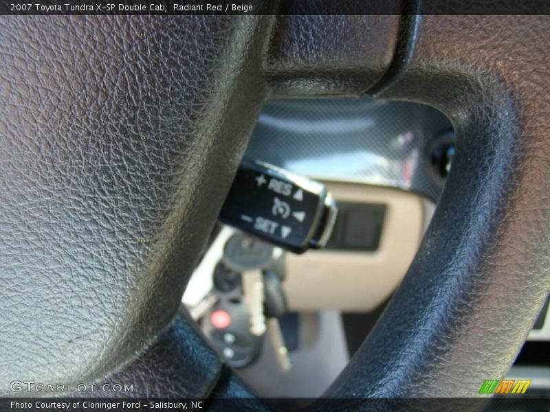 Radiant Red / Beige 2007 Toyota Tundra X-SP Double Cab