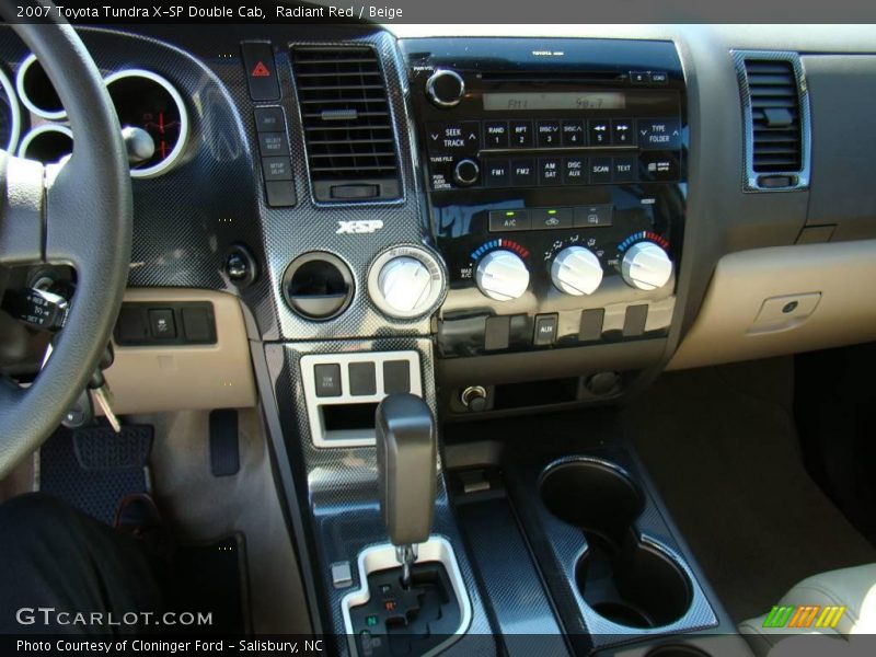 Radiant Red / Beige 2007 Toyota Tundra X-SP Double Cab
