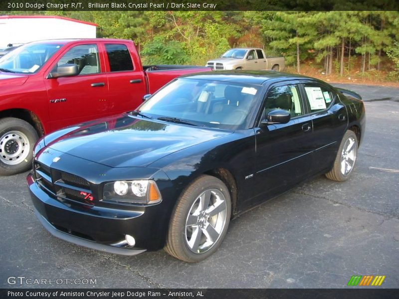Brilliant Black Crystal Pearl / Dark Slate Gray 2010 Dodge Charger R/T
