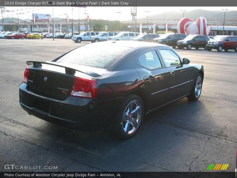 Brilliant Black Crystal Pearl / Dark Slate Gray 2010 Dodge Charger R/T