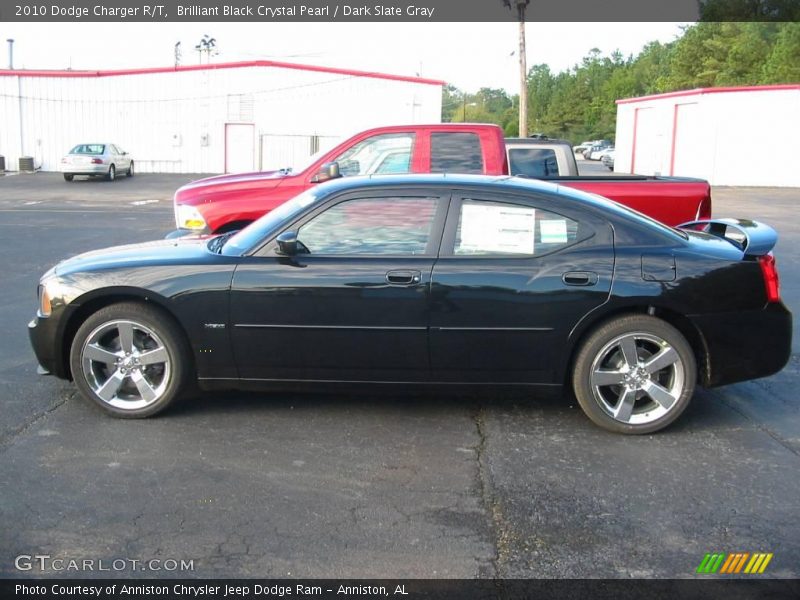 Brilliant Black Crystal Pearl / Dark Slate Gray 2010 Dodge Charger R/T