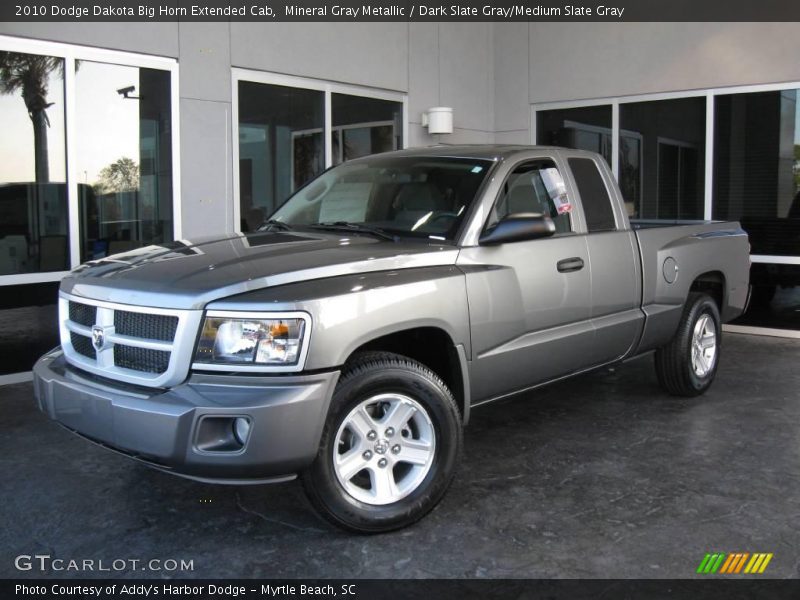 Mineral Gray Metallic / Dark Slate Gray/Medium Slate Gray 2010 Dodge Dakota Big Horn Extended Cab
