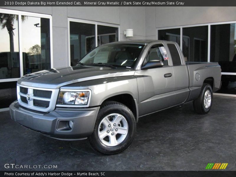 Mineral Gray Metallic / Dark Slate Gray/Medium Slate Gray 2010 Dodge Dakota Big Horn Extended Cab