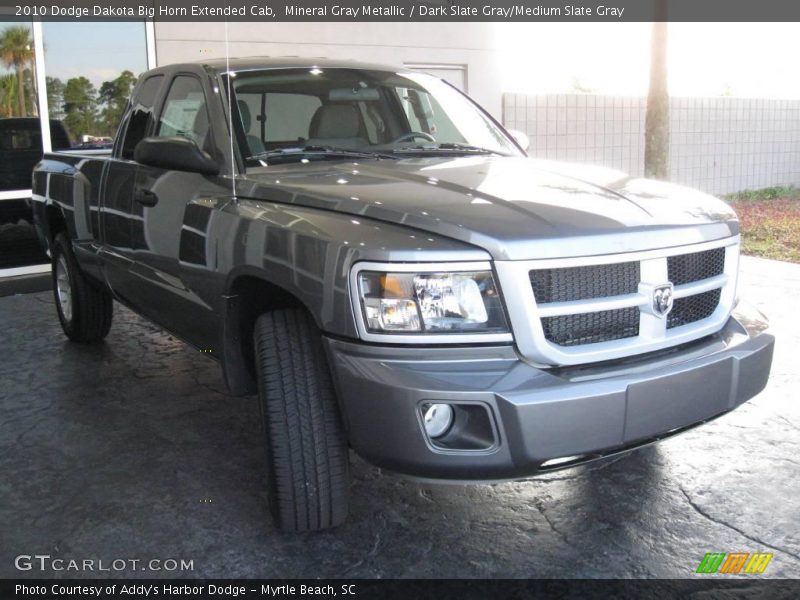 Mineral Gray Metallic / Dark Slate Gray/Medium Slate Gray 2010 Dodge Dakota Big Horn Extended Cab