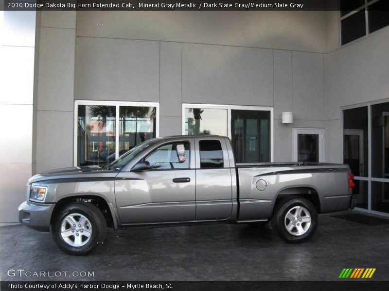Mineral Gray Metallic / Dark Slate Gray/Medium Slate Gray 2010 Dodge Dakota Big Horn Extended Cab