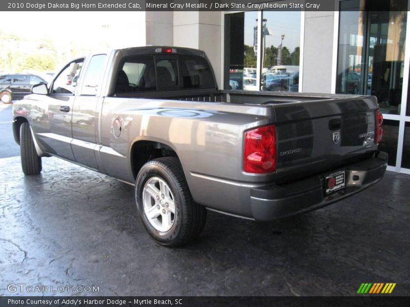 Mineral Gray Metallic / Dark Slate Gray/Medium Slate Gray 2010 Dodge Dakota Big Horn Extended Cab