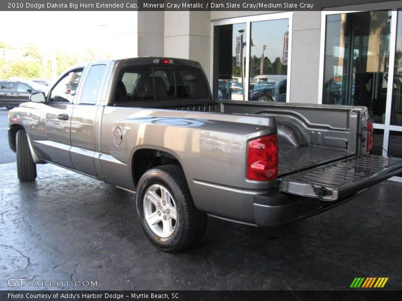 Mineral Gray Metallic / Dark Slate Gray/Medium Slate Gray 2010 Dodge Dakota Big Horn Extended Cab