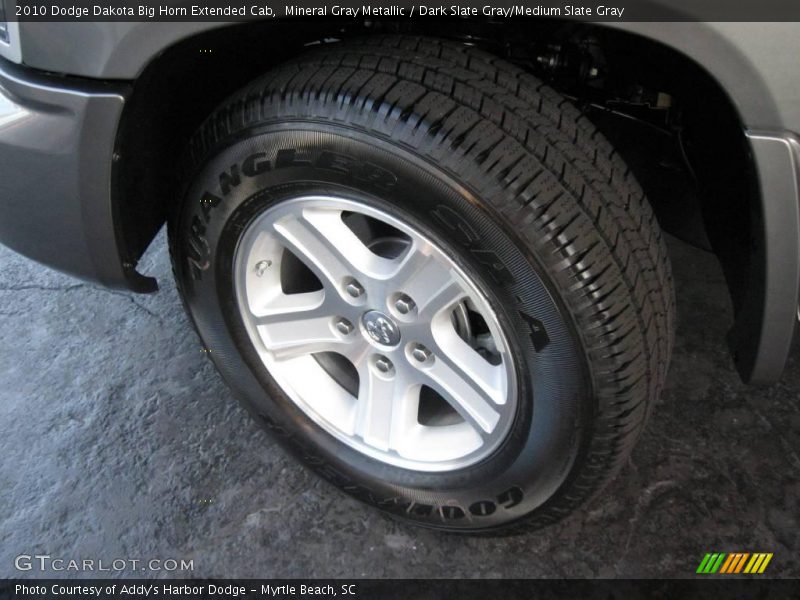 Mineral Gray Metallic / Dark Slate Gray/Medium Slate Gray 2010 Dodge Dakota Big Horn Extended Cab