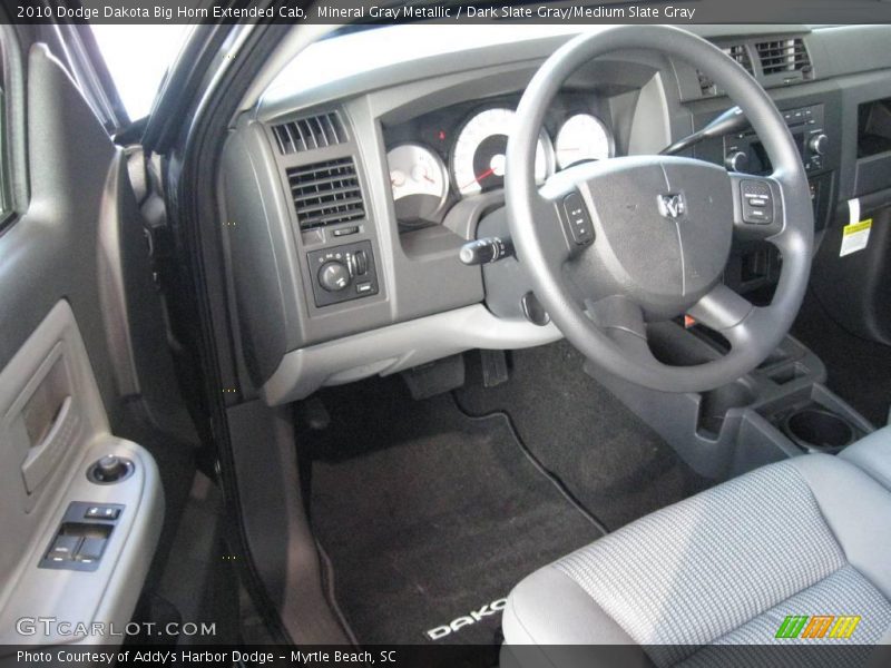 Mineral Gray Metallic / Dark Slate Gray/Medium Slate Gray 2010 Dodge Dakota Big Horn Extended Cab