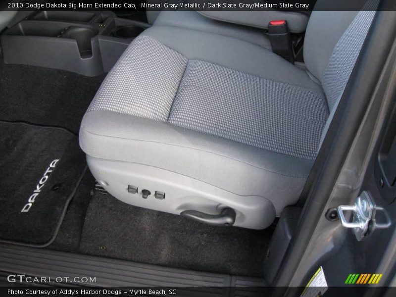 Mineral Gray Metallic / Dark Slate Gray/Medium Slate Gray 2010 Dodge Dakota Big Horn Extended Cab