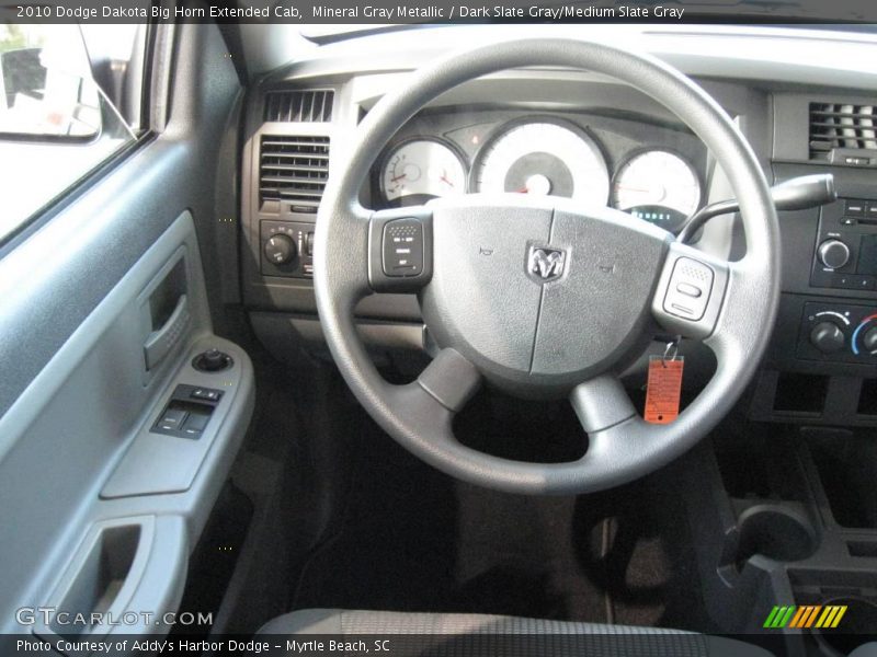 Mineral Gray Metallic / Dark Slate Gray/Medium Slate Gray 2010 Dodge Dakota Big Horn Extended Cab
