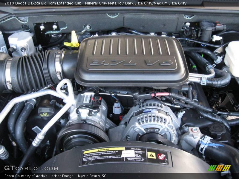 Mineral Gray Metallic / Dark Slate Gray/Medium Slate Gray 2010 Dodge Dakota Big Horn Extended Cab