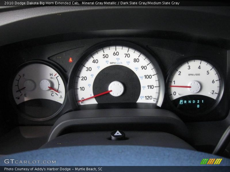 Mineral Gray Metallic / Dark Slate Gray/Medium Slate Gray 2010 Dodge Dakota Big Horn Extended Cab