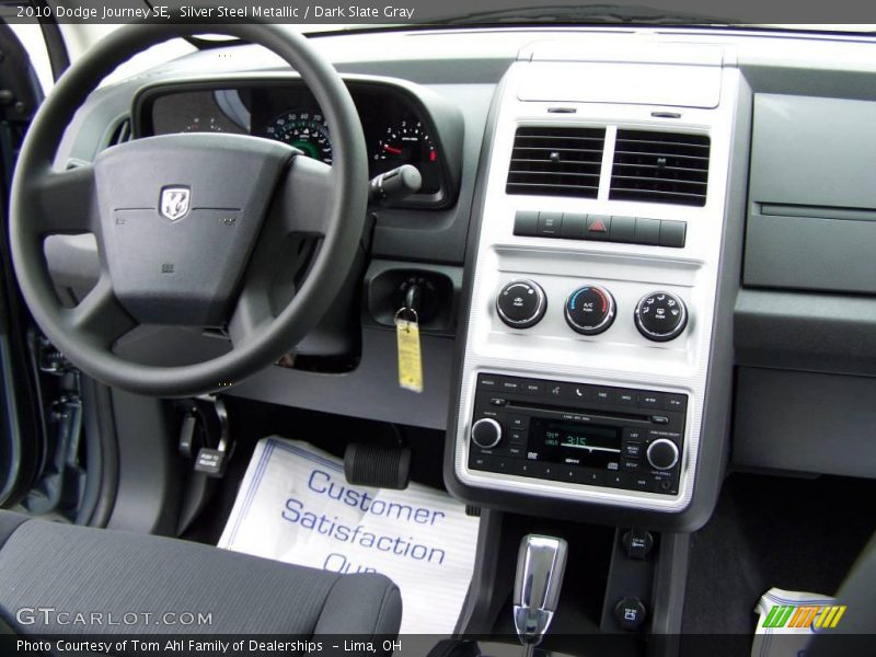 Silver Steel Metallic / Dark Slate Gray 2010 Dodge Journey SE