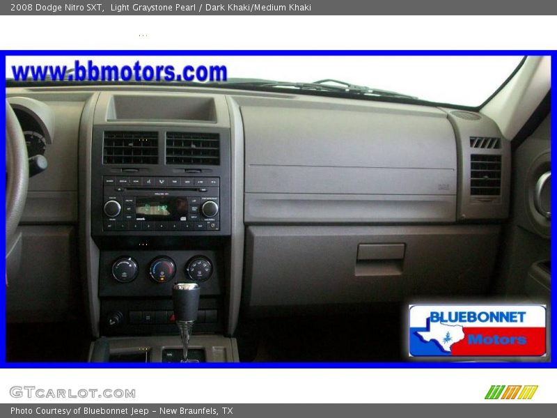 Light Graystone Pearl / Dark Khaki/Medium Khaki 2008 Dodge Nitro SXT