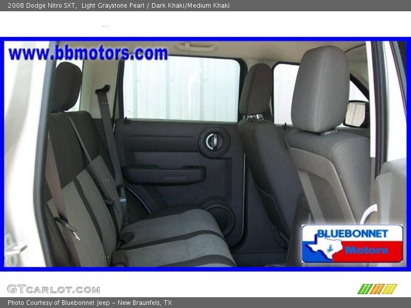 Light Graystone Pearl / Dark Khaki/Medium Khaki 2008 Dodge Nitro SXT